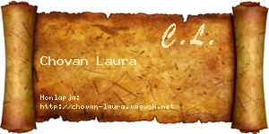Chovan Laura névjegykártya
